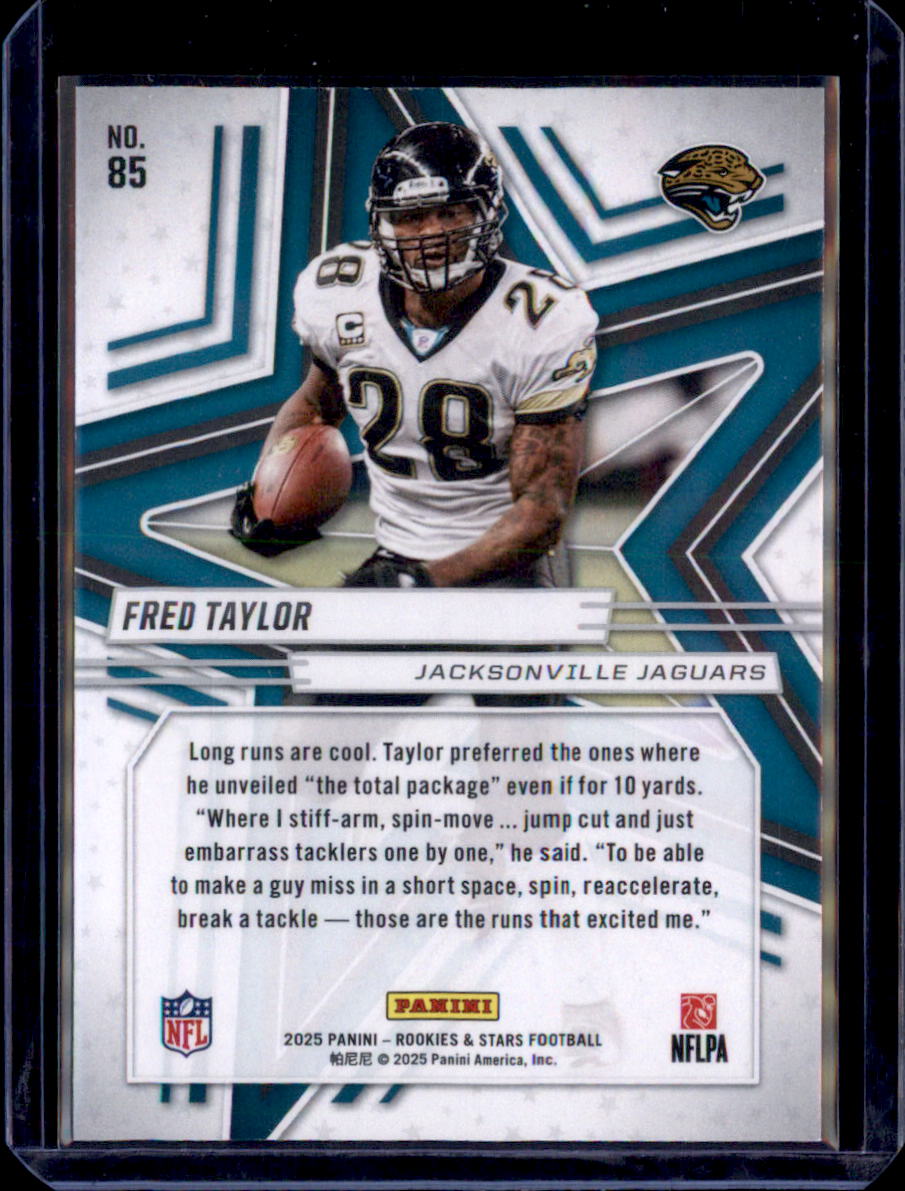 2025 Panini Rookies & Stars #85 Fred Taylor Purple #/999