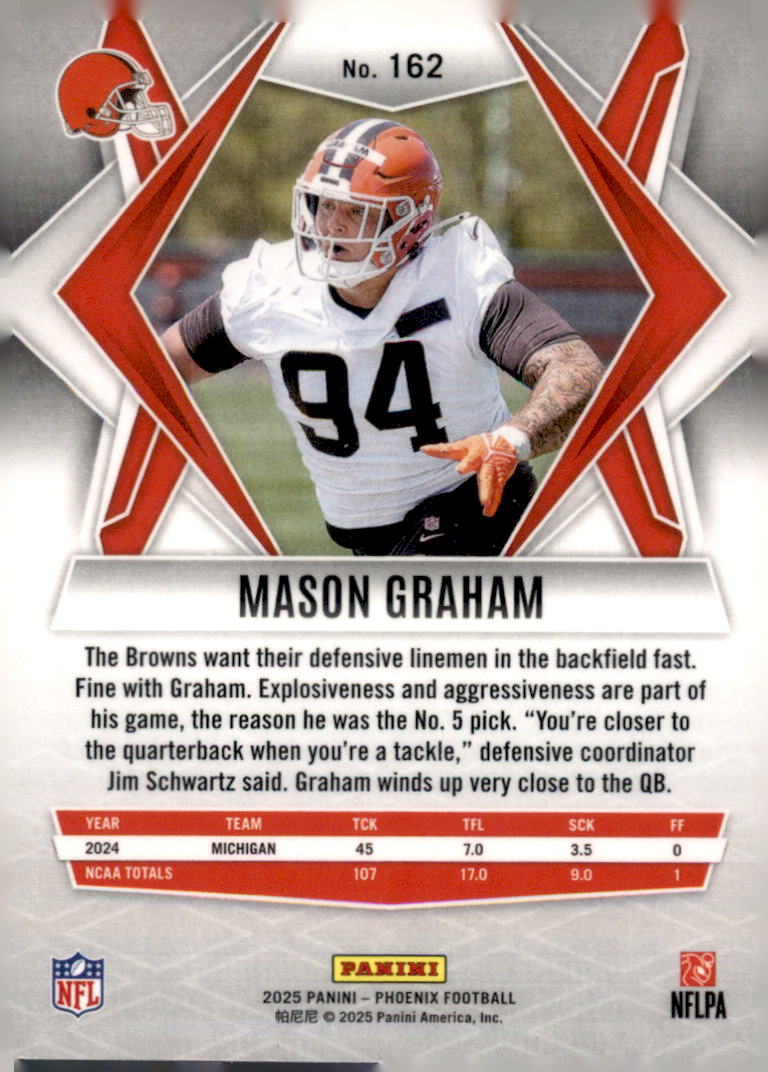 2025 Panini Phoenix #162 Mason Graham