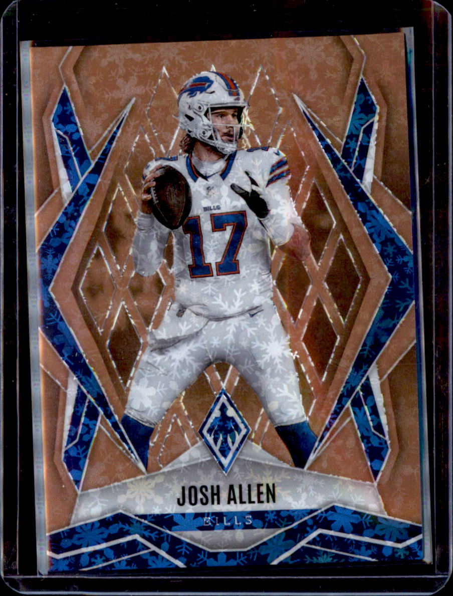 2025 Panini Phoenix #129 Josh Allen Bronze Winter Prizm #/50