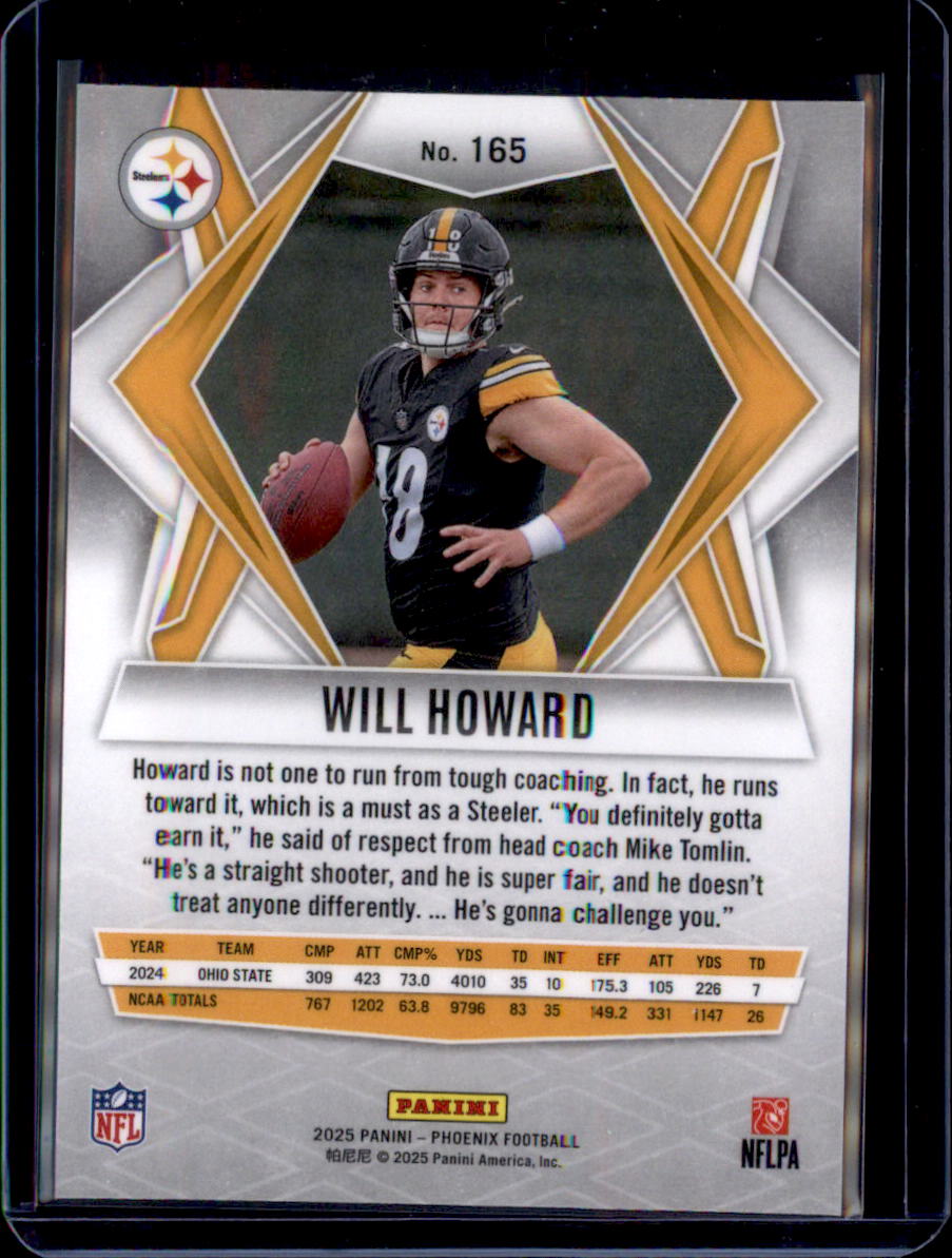 2025 Panini Phoenix #165 Will Howard