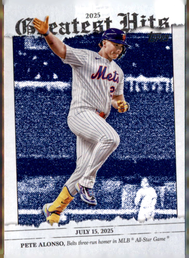 2026 Topps #GH-28 Pete Alonso 2025 Greatest Hits