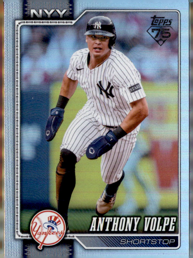 2026 Topps #308 Anthony Volpe Rainbow Foil