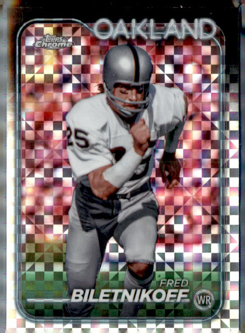 2024 Topps Chrome #152 Fred Biletnikoff X-Fractor