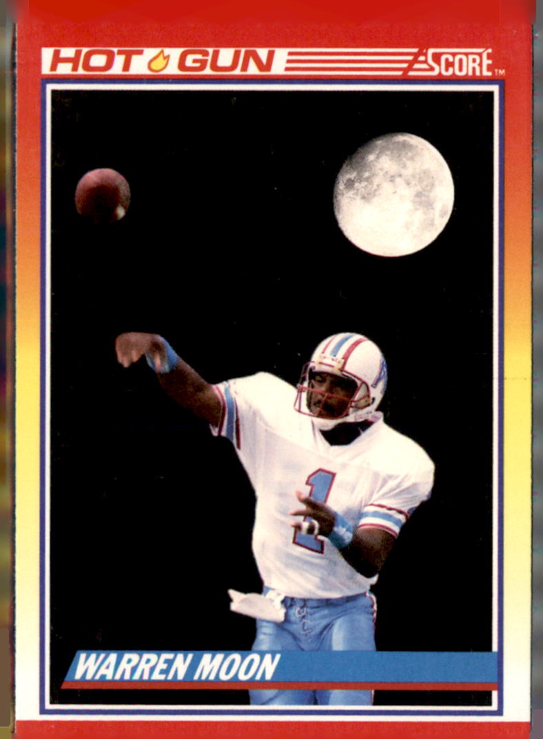 1990 Score #317 Warren Moon
