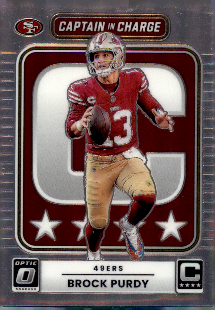 2025 Donruss Optic #1 Brock Purdy Captain in Charge
