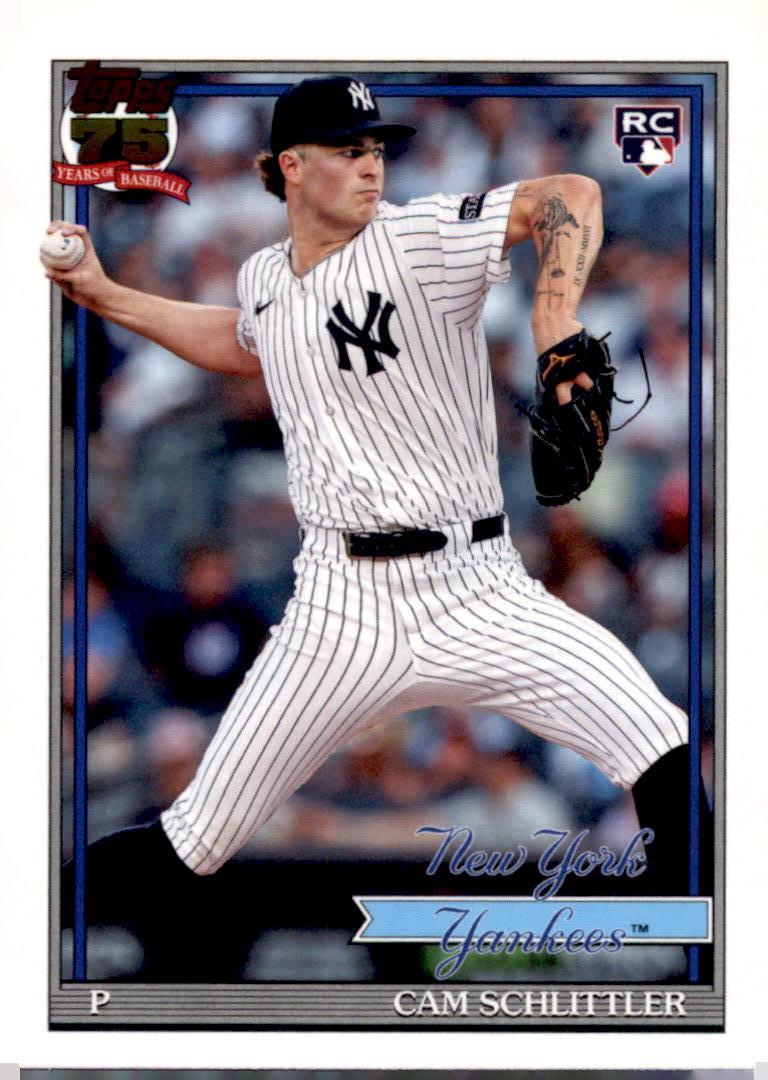 2026 Topps Cam Schlittler 1991 Topps Baseball 35th Anniversary (Series One)