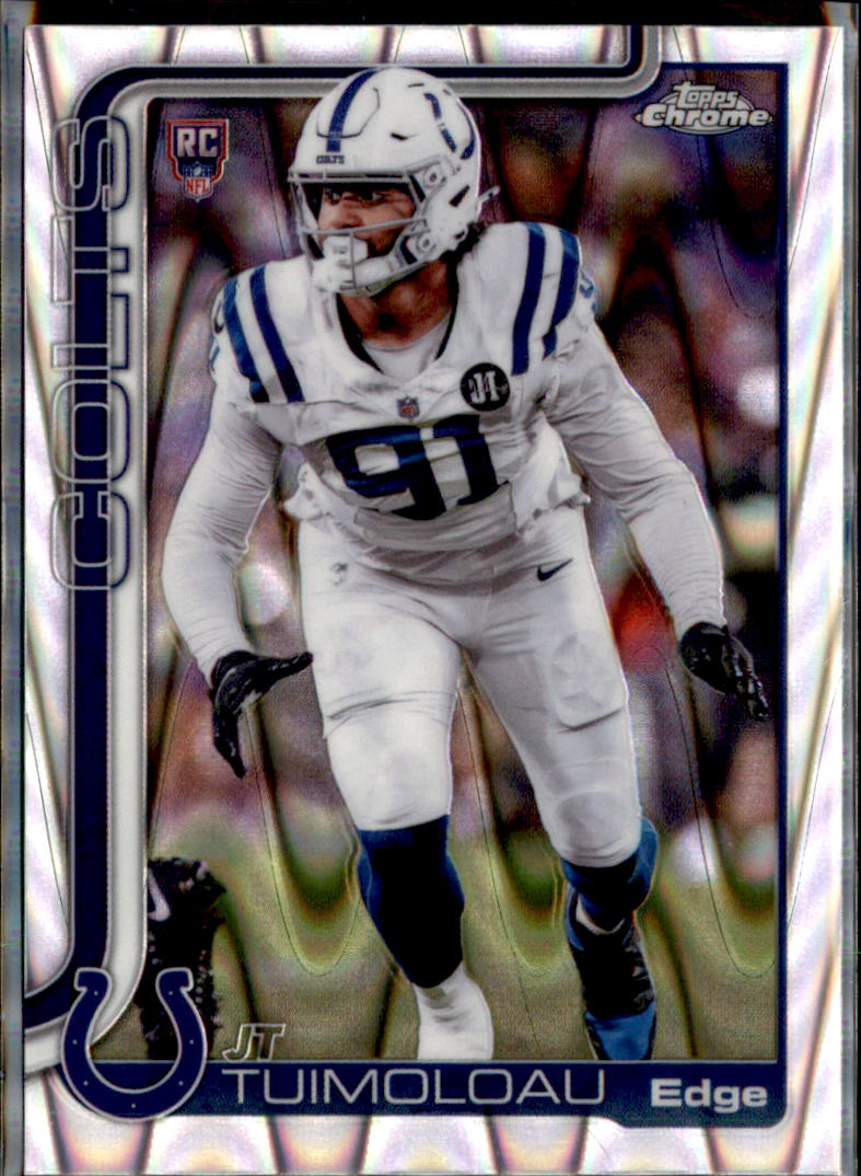 2025 Topps Chrome #356 JT Tuimoloau Ray Wave Refractor