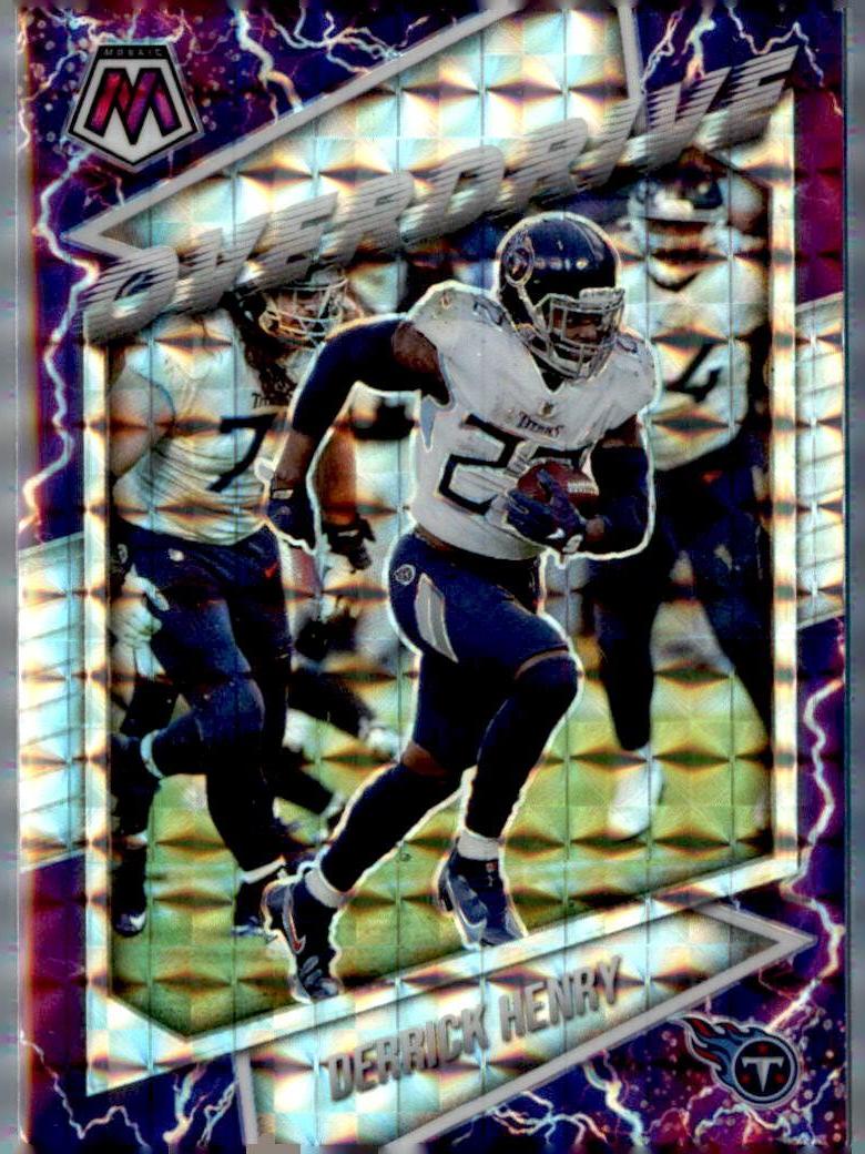 2021 Panini Mosaic #OV-7 Derrick Henry Overdrive Prizm