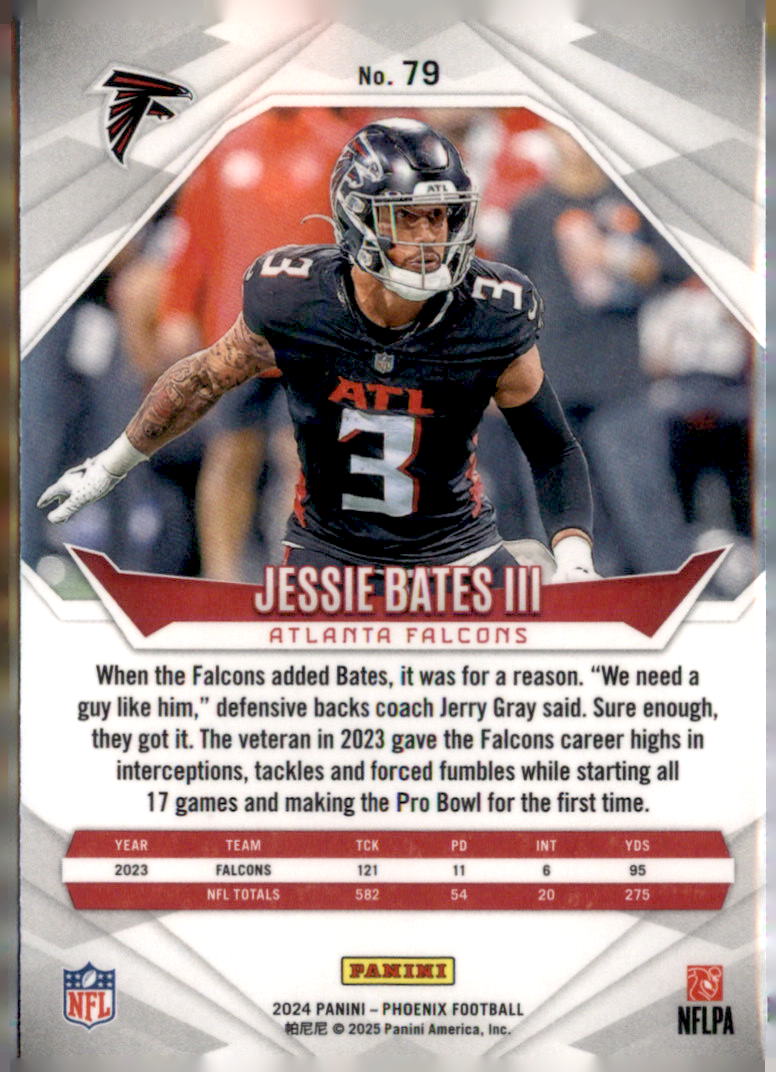 2024 Panini Phoenix #79 Jessie Bates III Hyper