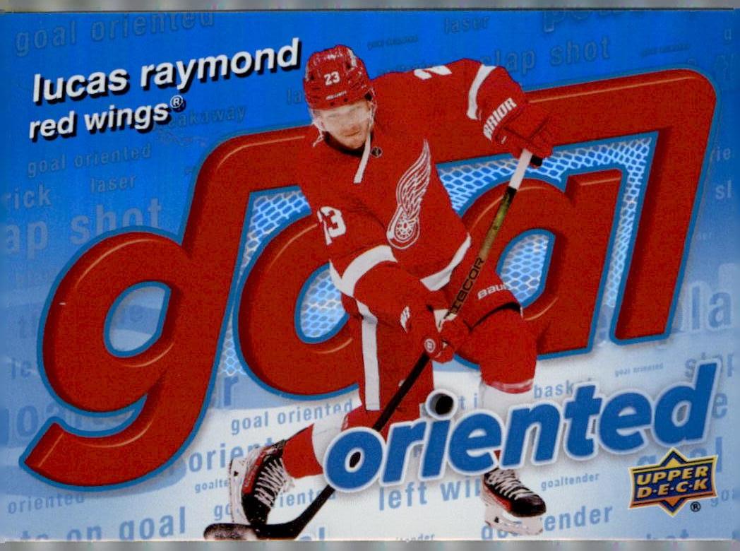 2025-26 Upper Deck #GO-9 Lucas Raymond Goal Oriented