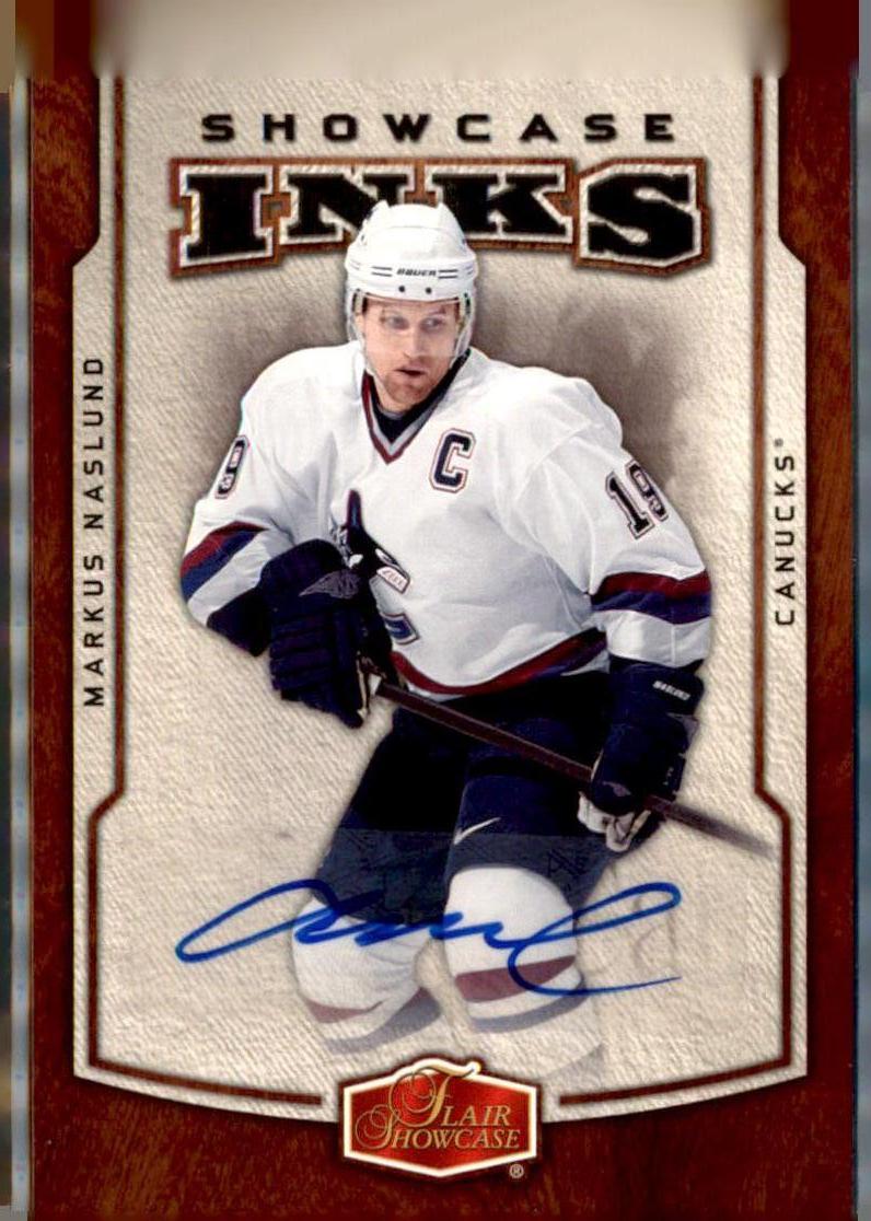 2006-07 Flair Showcase #I-MN Markus Naslund Showcase Inks