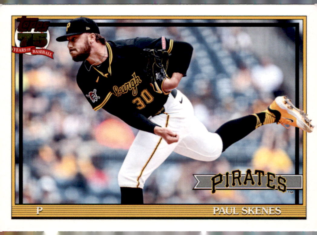 2026 Topps #T91-50 Paul Skenes 1991 Topps Baseball 35th Anniversary (Series One)
