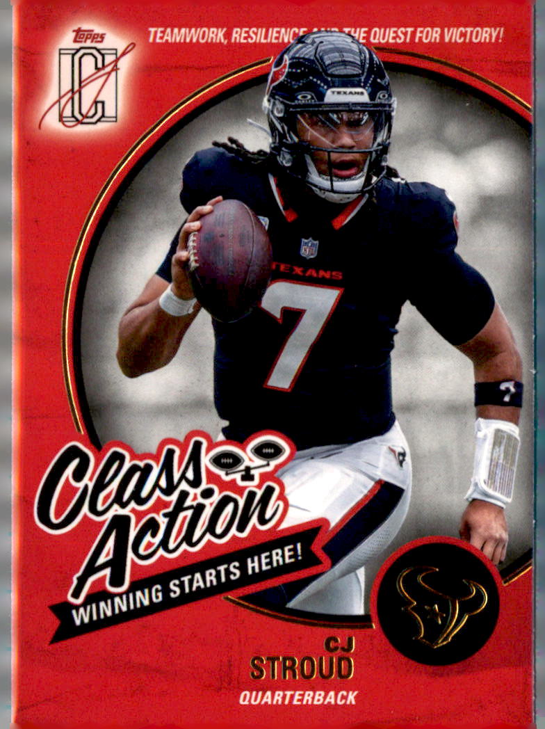 2025 Topps Signature Class #CA-13 CJ Stroud Class Action
