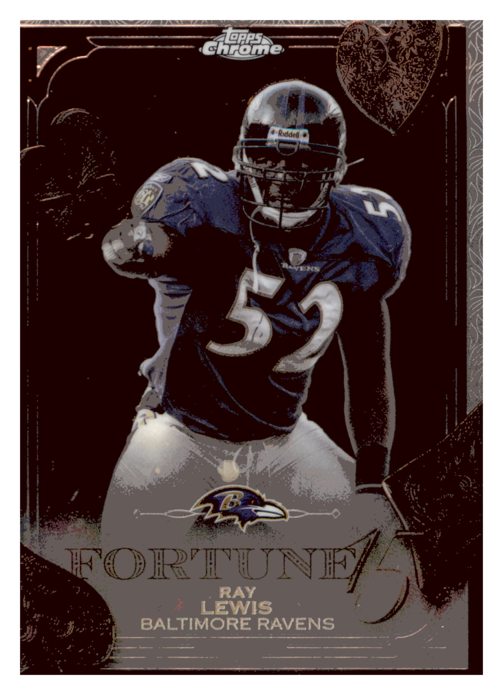 2025 Topps Chrome #F15-31 Ray Lewis Fortune 15