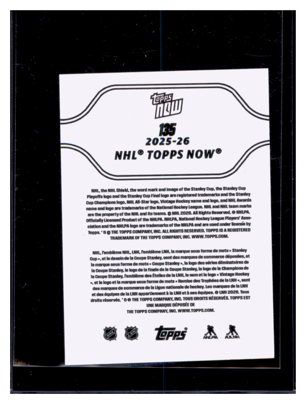 2025-26 Topps Now NHL Stickers #135 Matthew Schaefer