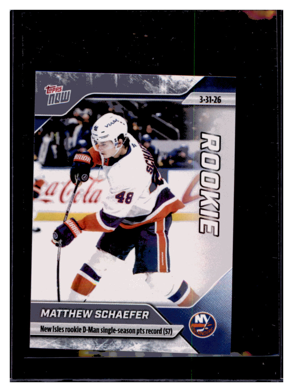2025-26 Topps Now NHL Stickers #135 Matthew Schaefer