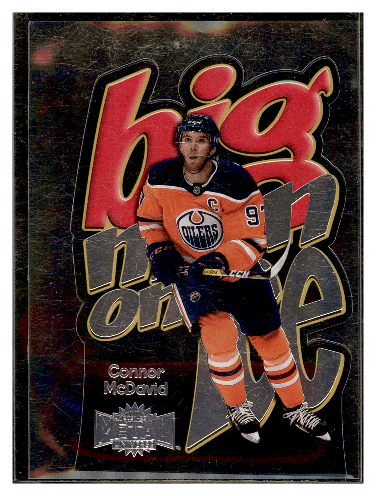 2021-22 SkyBox Metal Universe #BM-40 Connor McDavid Big Man on Ice