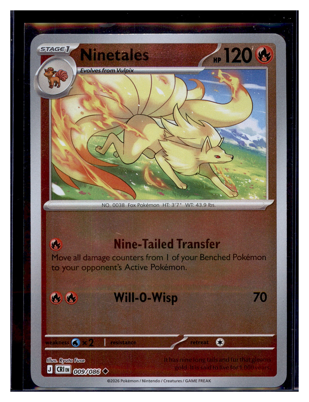 ME04: Chaos Rising #009/086 Ninetales