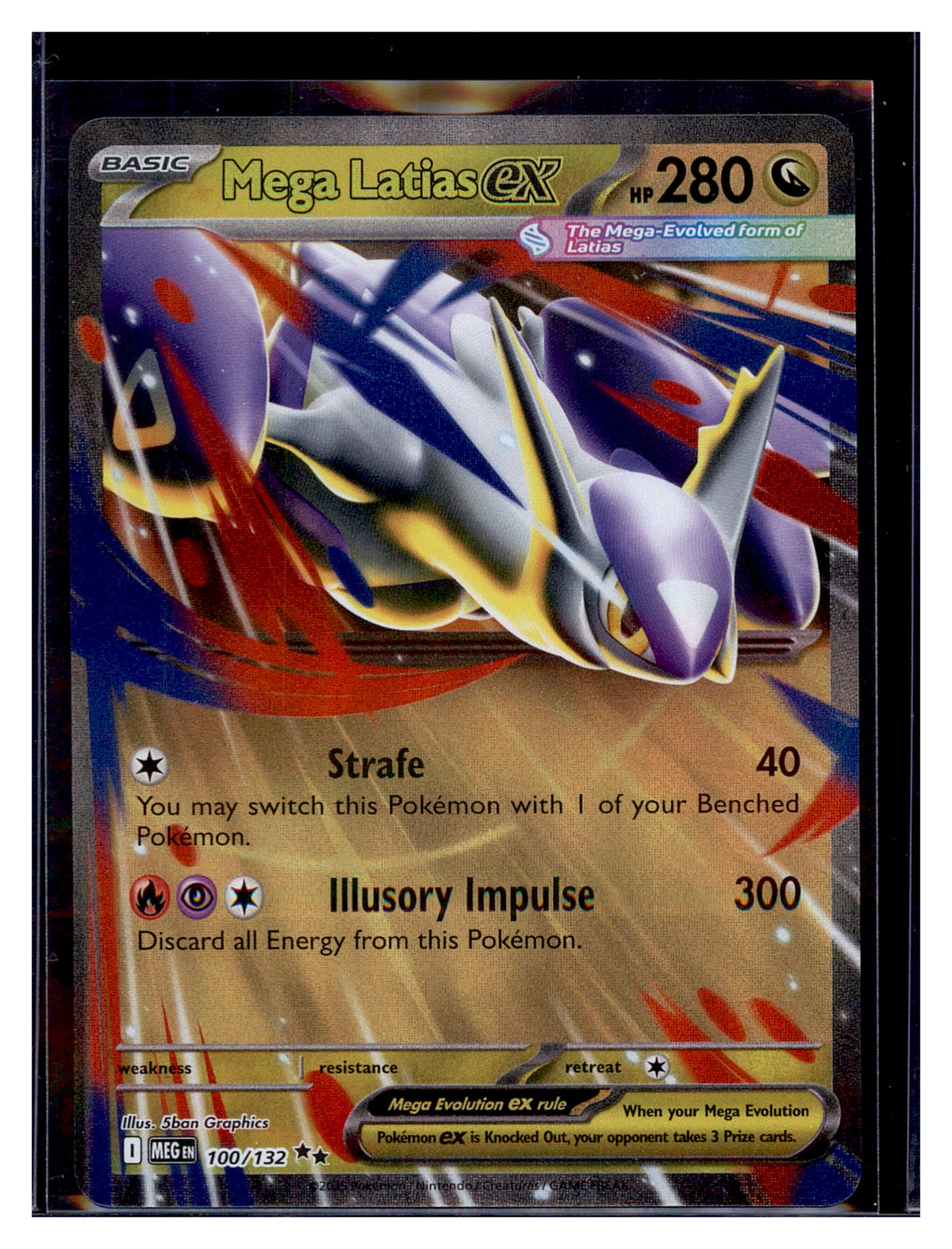 Prize Pack Series Cards #100/132 Mega Latias ex