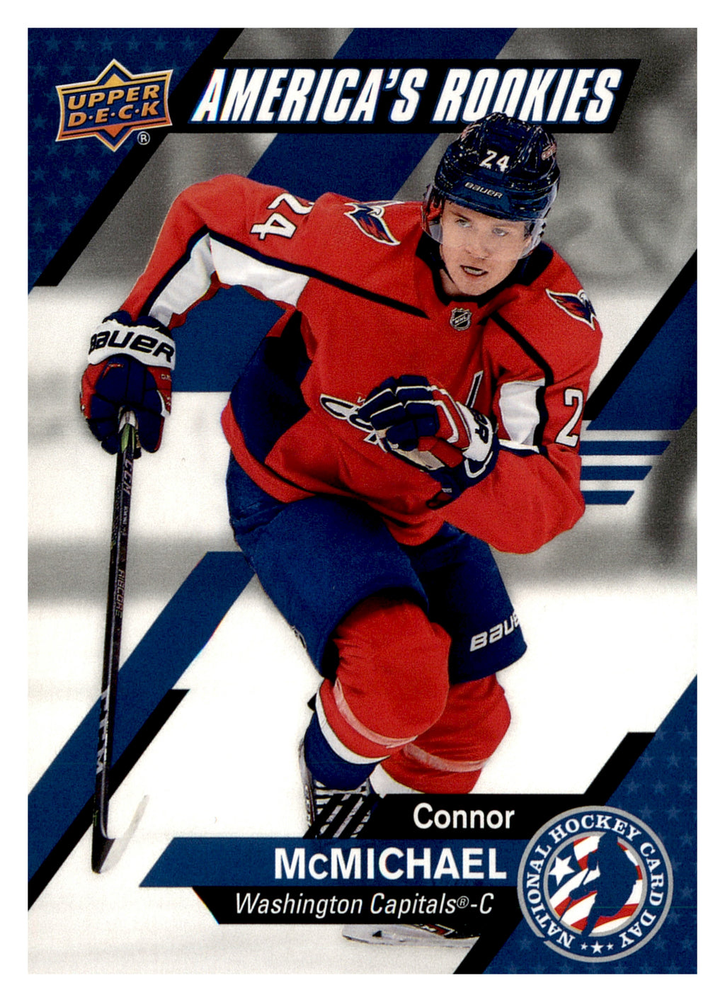 2021 Upper Deck National Hockey Card Day USA #USA-3 Connor McMichael