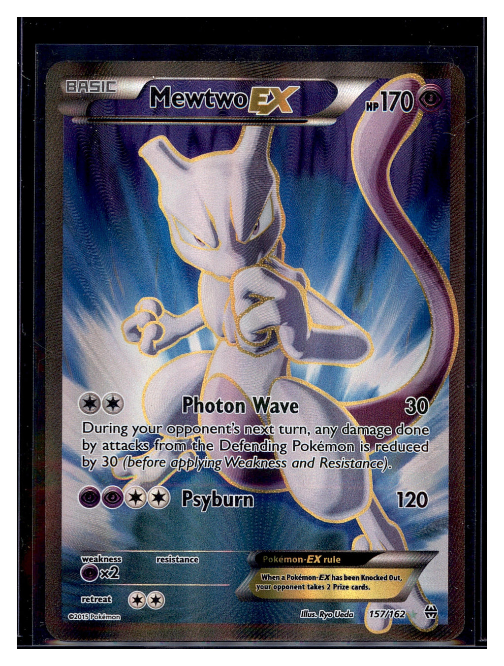 XY - BREAKthrough #157/162 Mewtwo EX (157 Full Art)