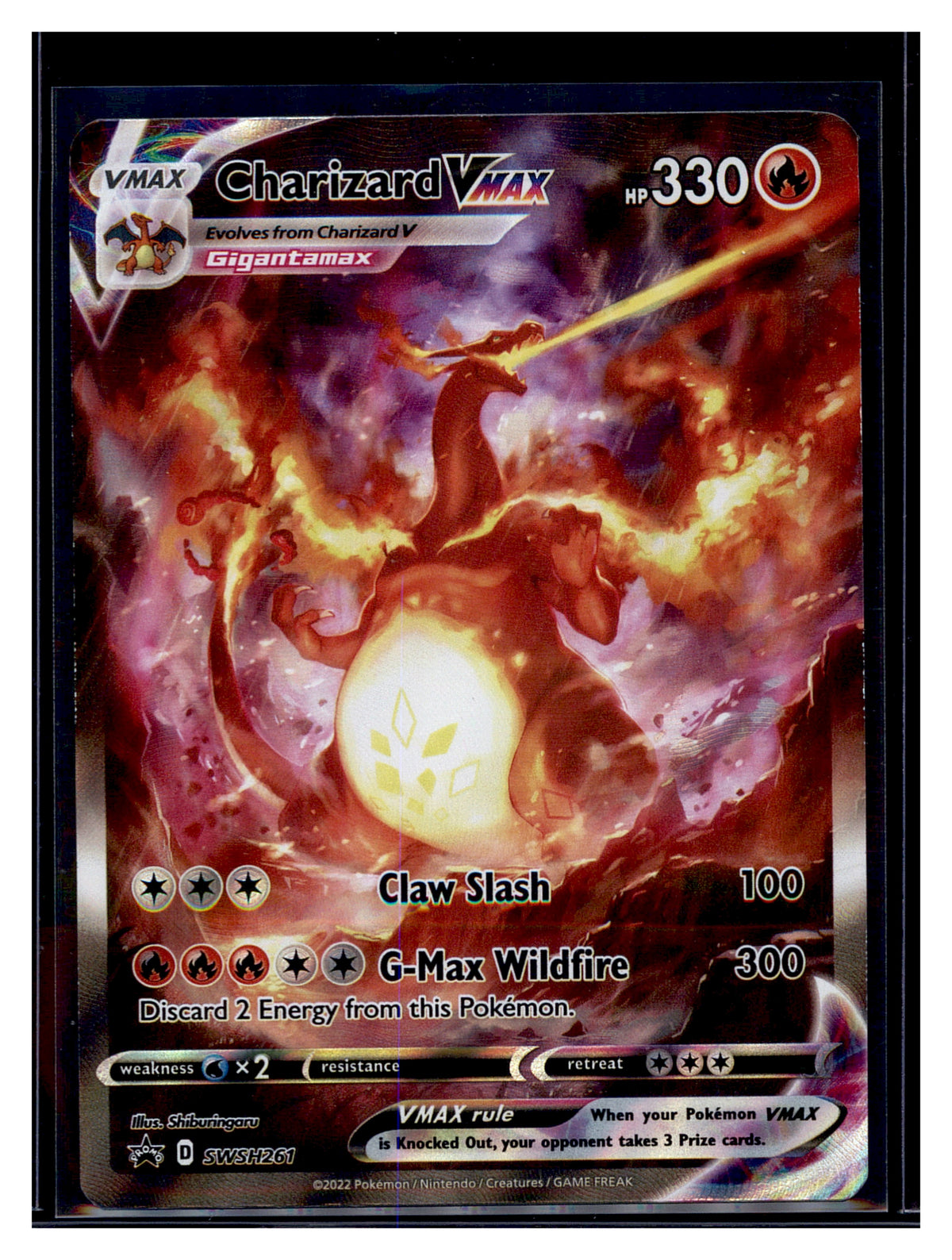 SWSH: Sword & Shield Promo Cards #SWSH261 Charizard VMAX