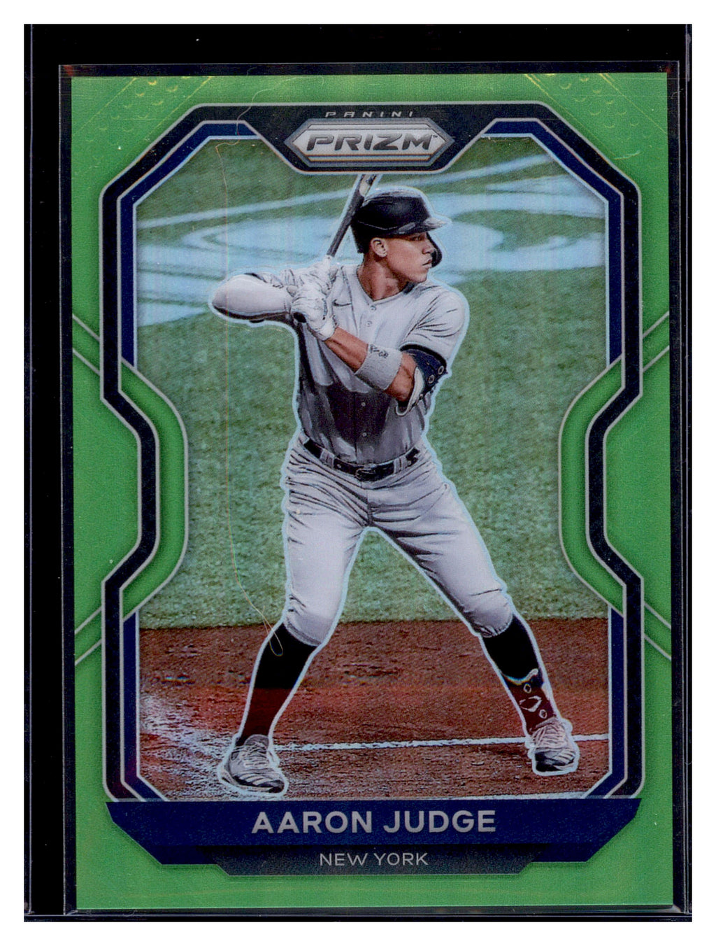 2021 Panini Prizm #212 Aaron Judge Lime Green Prizm #/125