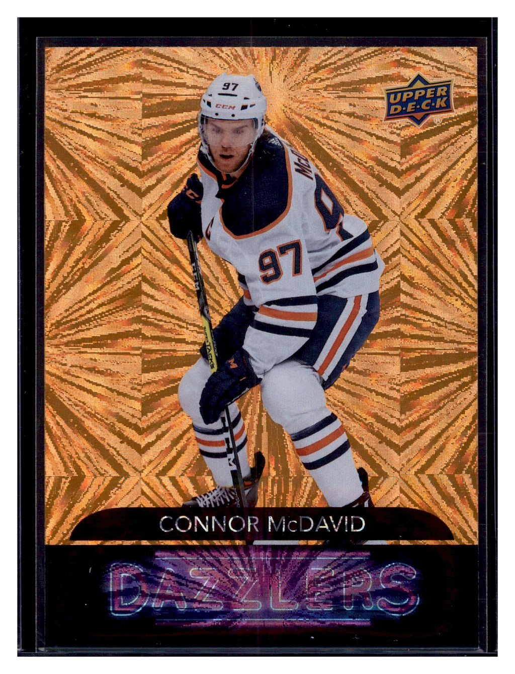 2020-21 Upper Deck #DZ-18 Connor McDavid Dazzlers Orange