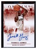 2021 Panini Chronicles #OR-TGO Terrell Gomez Origins Rookie Autographs #/99
