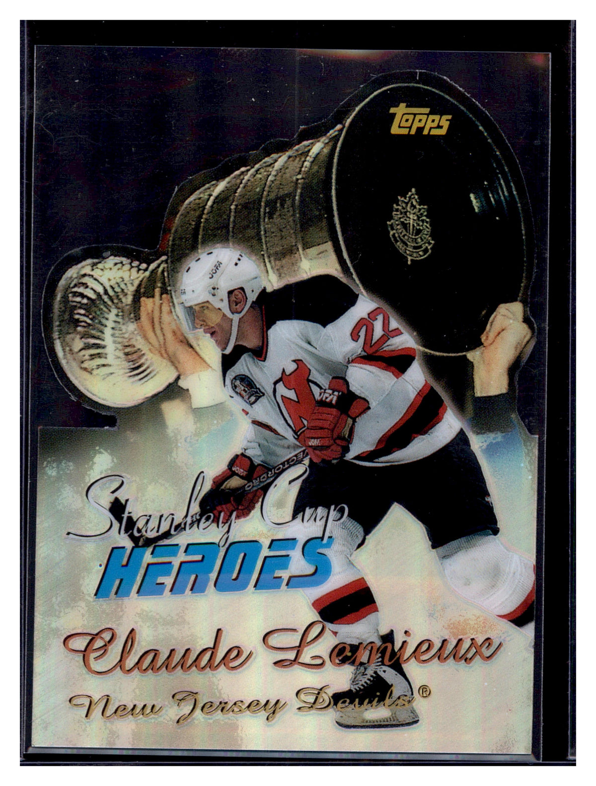 1999-00 Topps #SC13 Claude Lemieux Stanley Cup Heroes Refractors
