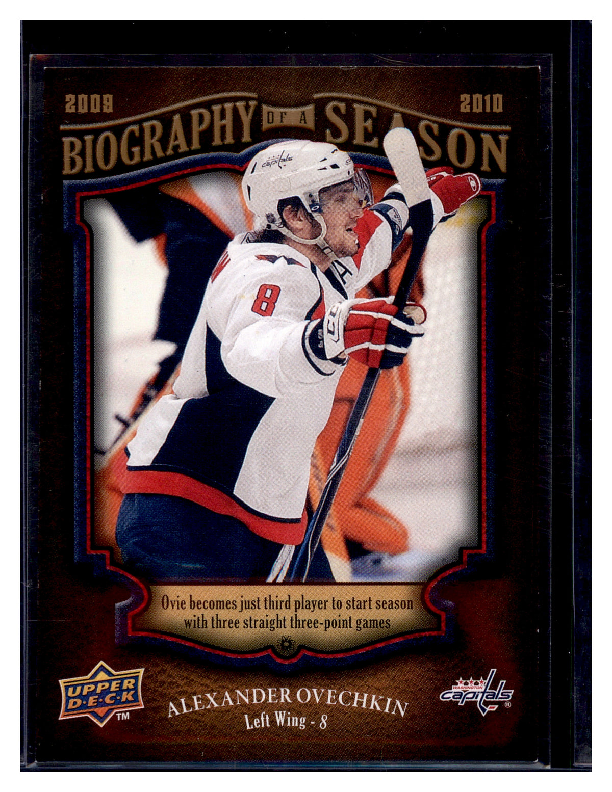 2009-10 Upper Deck #BOS5 Alexander Ovechkin Biography of a Season