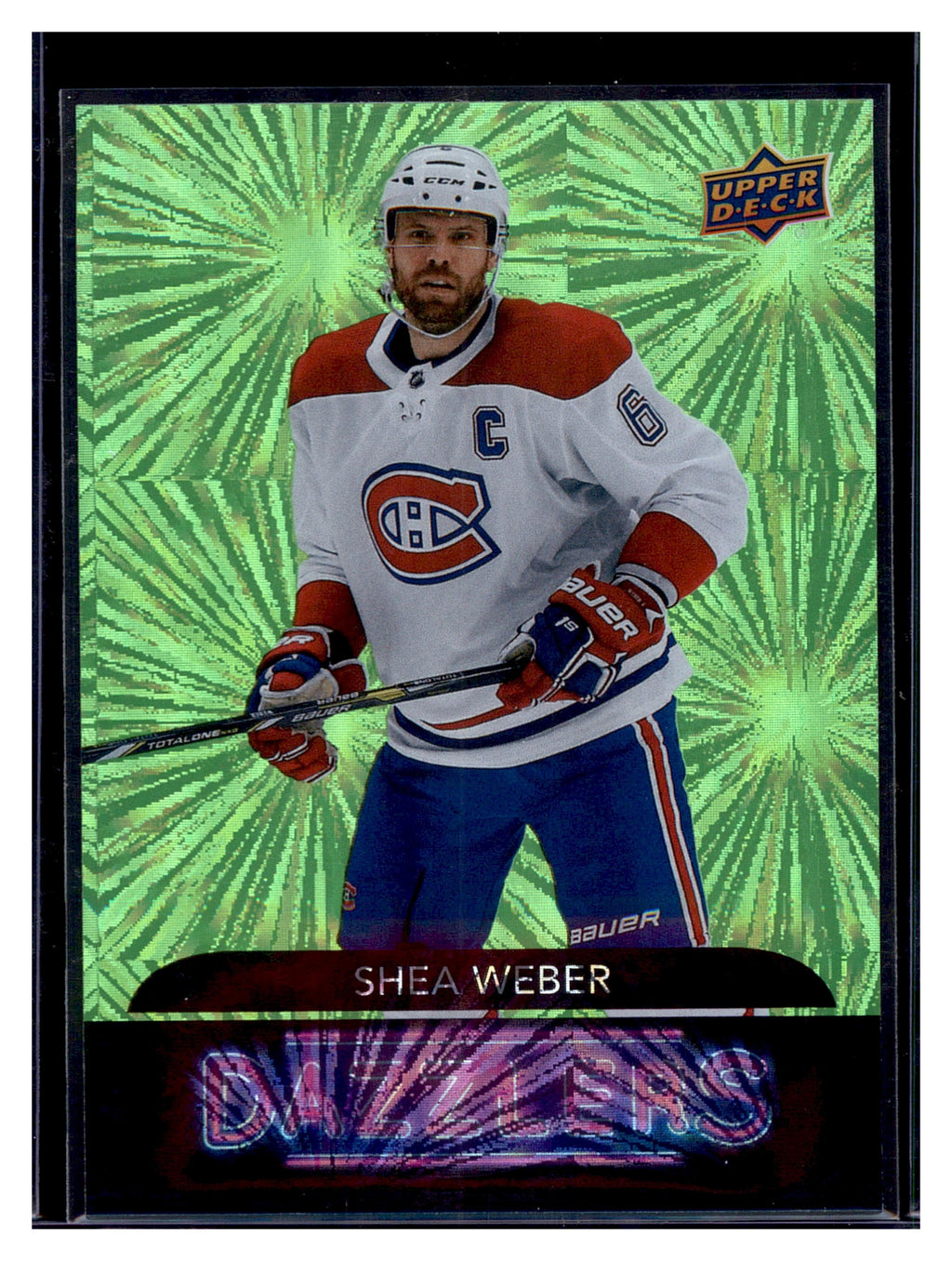 2020-21 Upper Deck #DZ-74 Shea Weber Dazzlers Green