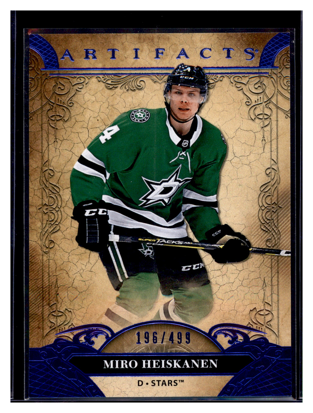2020-21 Upper Deck Artifacts #69 Miro Heiskanen Blue Sapphire #/499