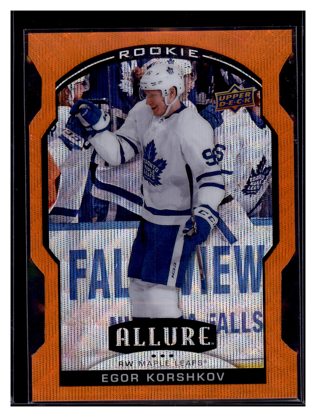 2020-21 Upper Deck Allure #85 Egor Korshkov Orange Slice