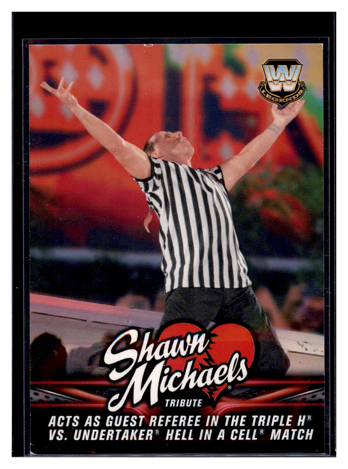 2018 Topps WWE Then Now Forever #38 Acts as Guest Referee