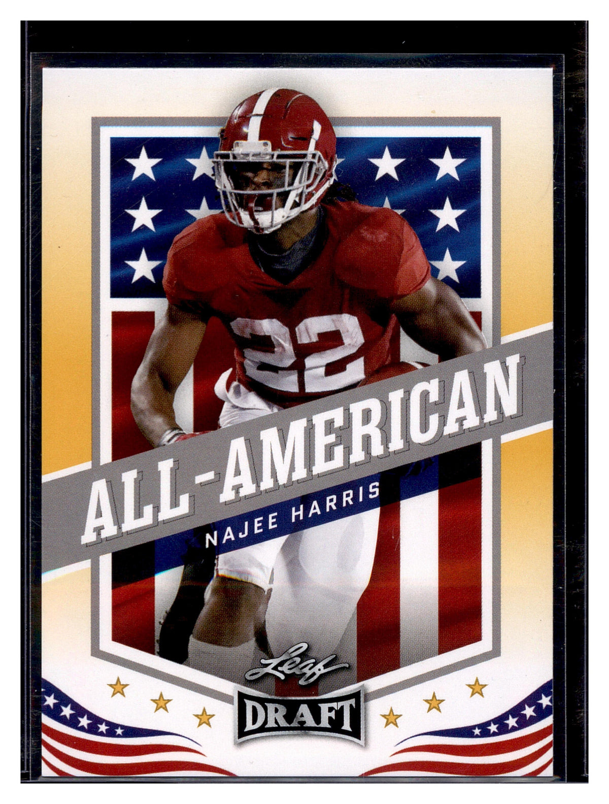 2021 Leaf Draft #45 Najee Harris Gold