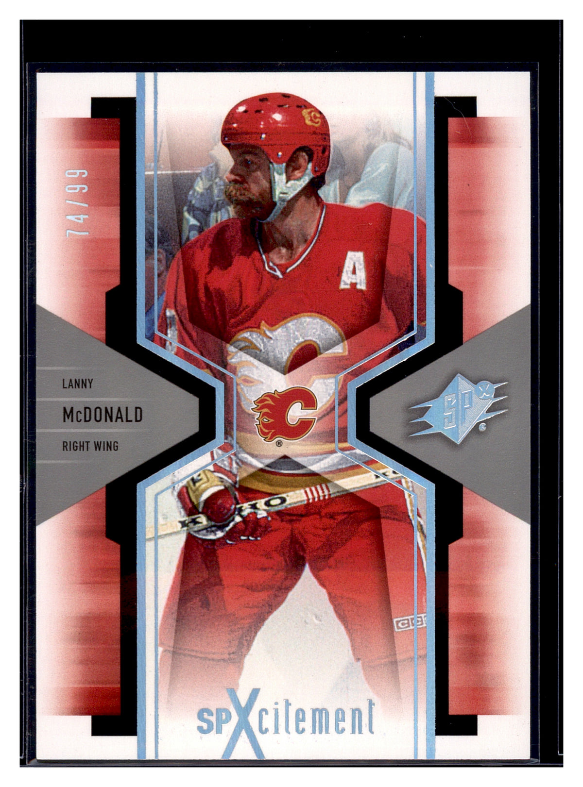 2006-07 SPx #X14 Lanny McDonald SPXcitement Spectrum #/99