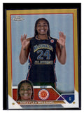 2023 Topps Chrome McDonald's #95 Mikaylah Williams Gold Refractor #/50