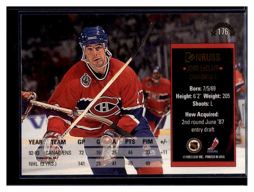 1993-94 Donruss #176 John LeClair