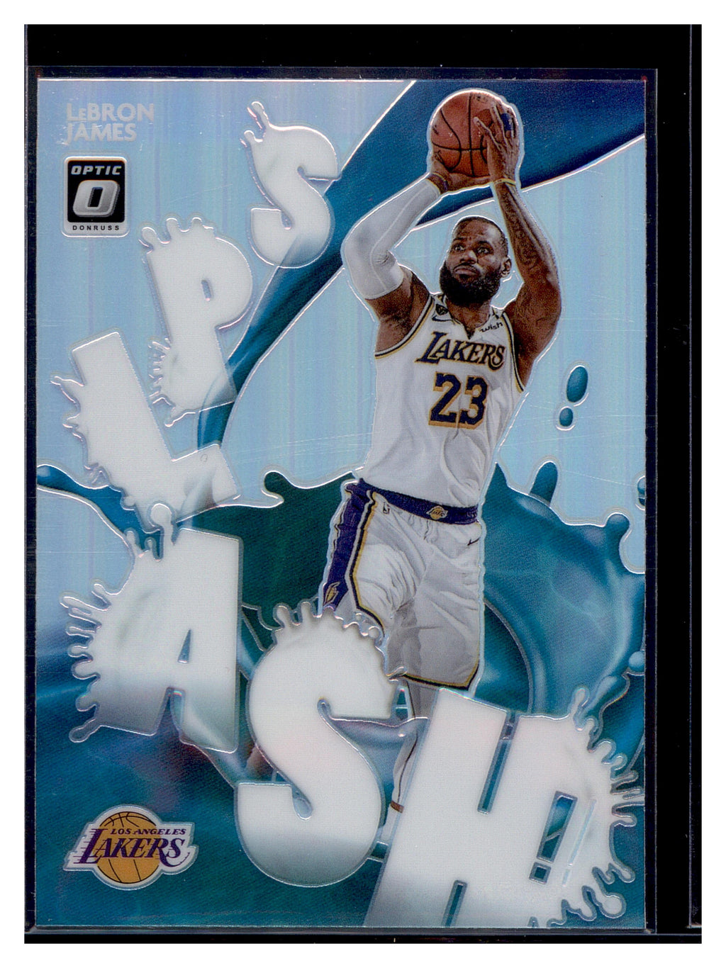 2020-21 Donruss Optic #13 LeBron James Splash! Holo