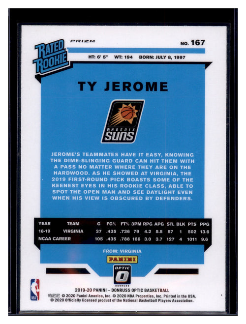 2019-20 Donruss Optic #167 Ty Jerome Choice