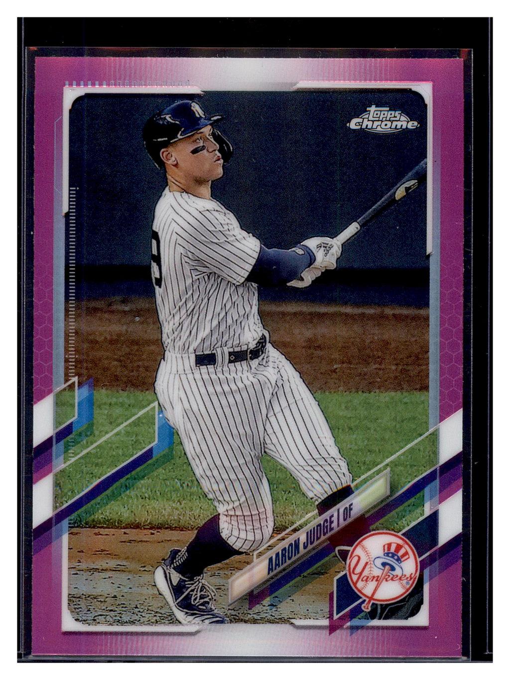 2021 Topps Chrome #99 Aaron Judge Pink Refractor