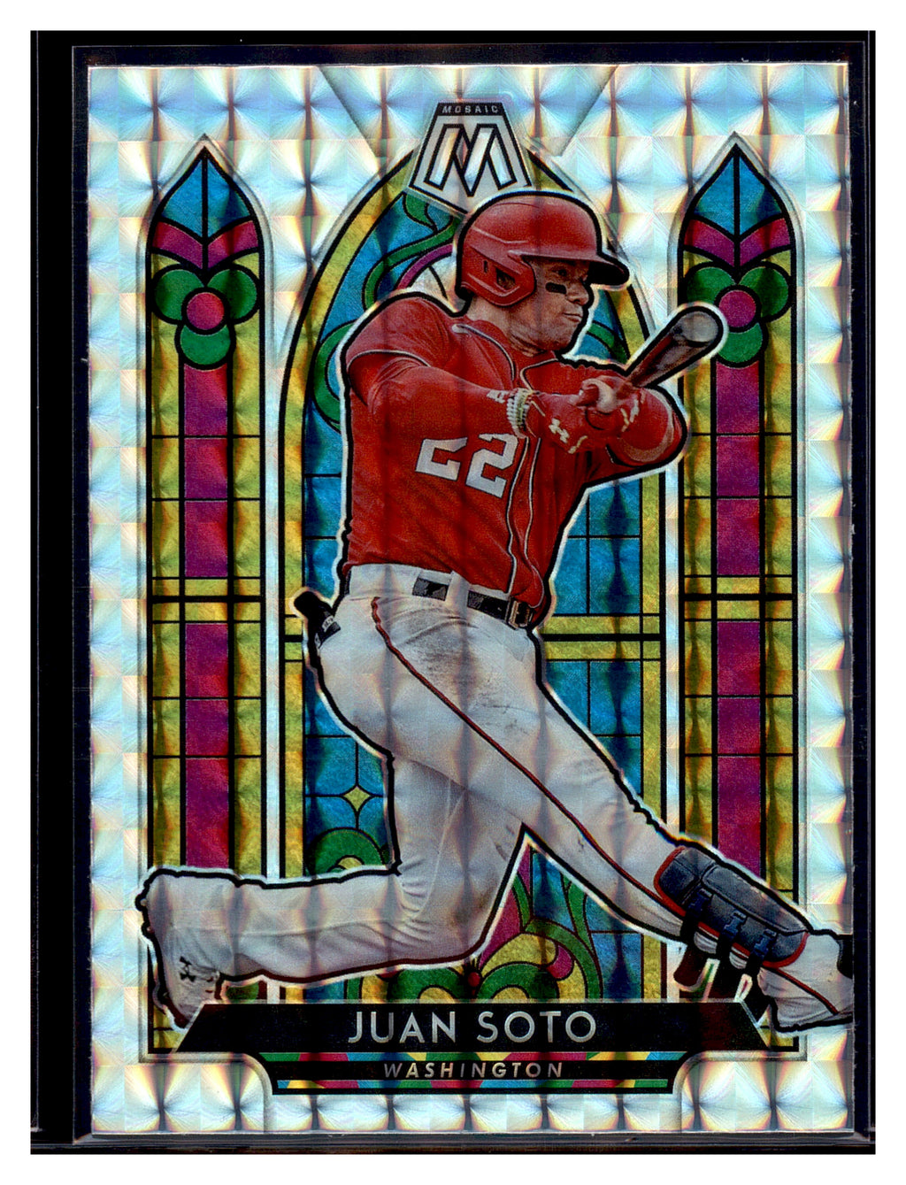 2021 Panini Mosaic #SG2 Juan Soto Stained Glass
