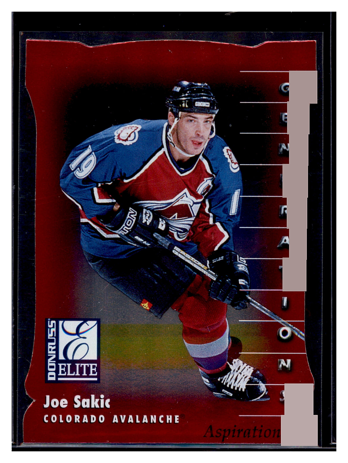 1997-98 Donruss Elite #115 Joe Sakic Aspirations /750