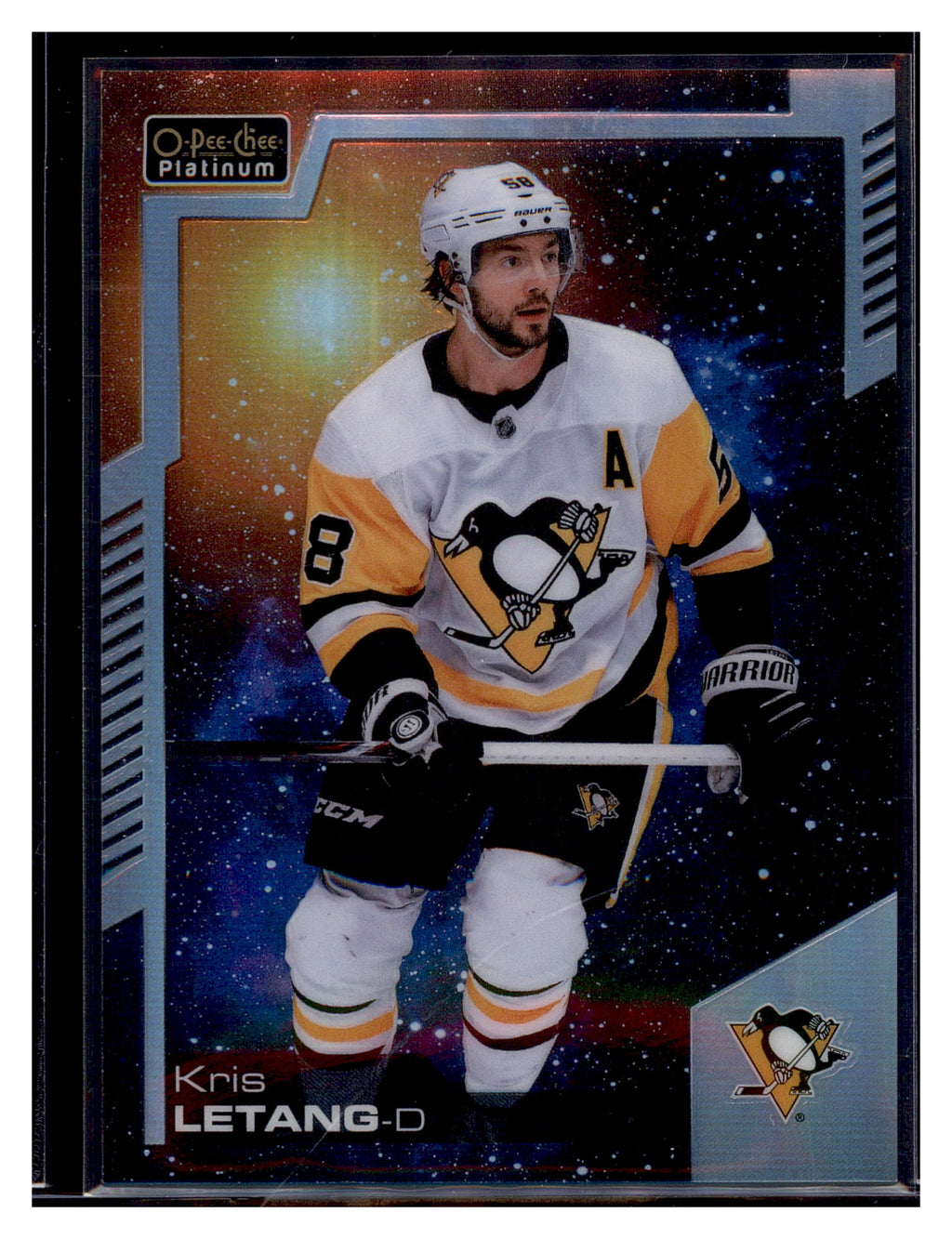 2020-21 O-Pee-Chee Platinum #24 Kris Letang Cosmic #/65