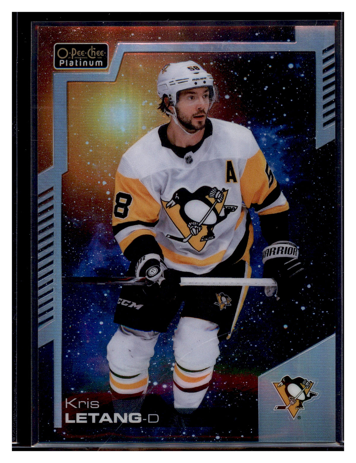 2020-21 O-Pee-Chee Platinum #24 Kris Letang Cosmic #/65