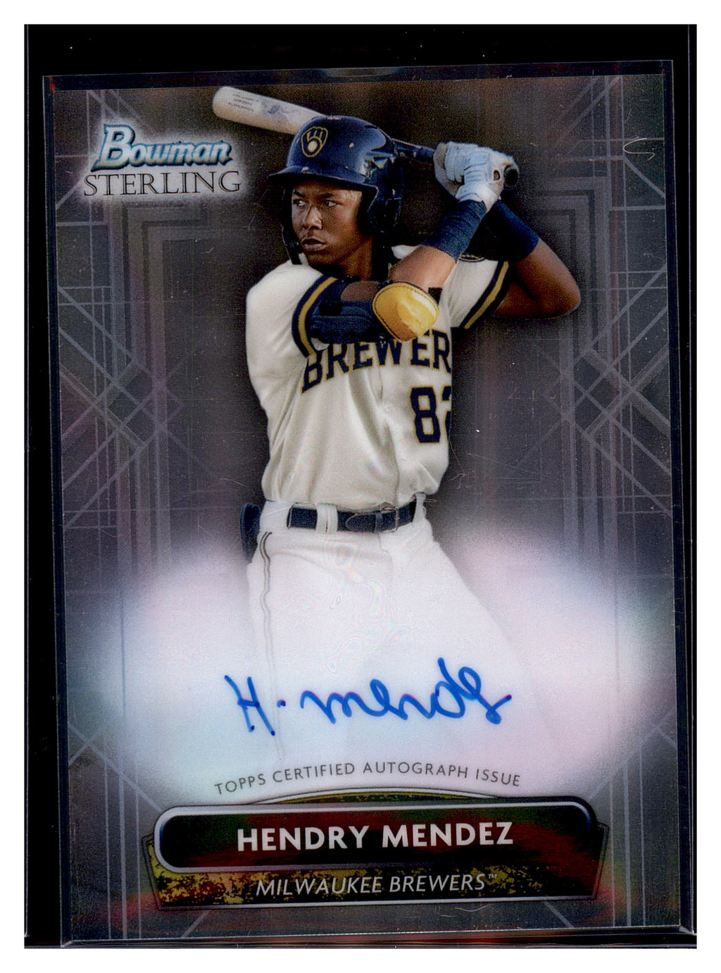 2022 Bowman Sterling #PA-HM Hendry Mendez Prospect Autographs